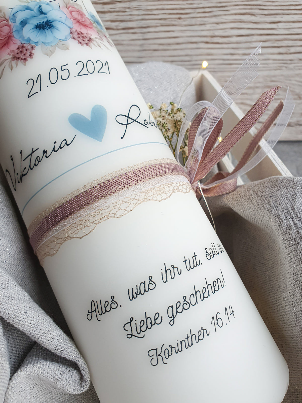 Hochzeitskerze Modern